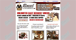 Desktop Screenshot of dessertuniversity.com